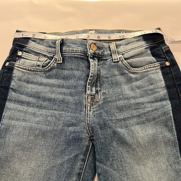 7 For All Mankind Gwenevere Skinny Ankle Size 27 - Picture 4 of 16